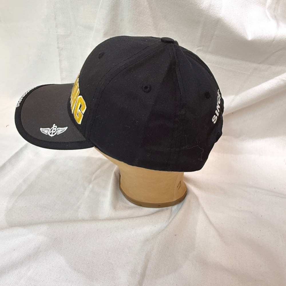 Breitling Baseball Cap Unisex OSFA Black NWOT Swiss Chronograph 1884 Hat - Picture 2 of 6